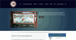 Desktop Screenshot of cumberlandbeagleclub.com